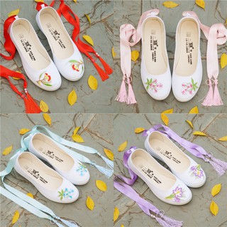 [Order] Giày nữ phong cách cổ trang buộc dây cổ chân cực đẹp ( có ảnh thật cuối)