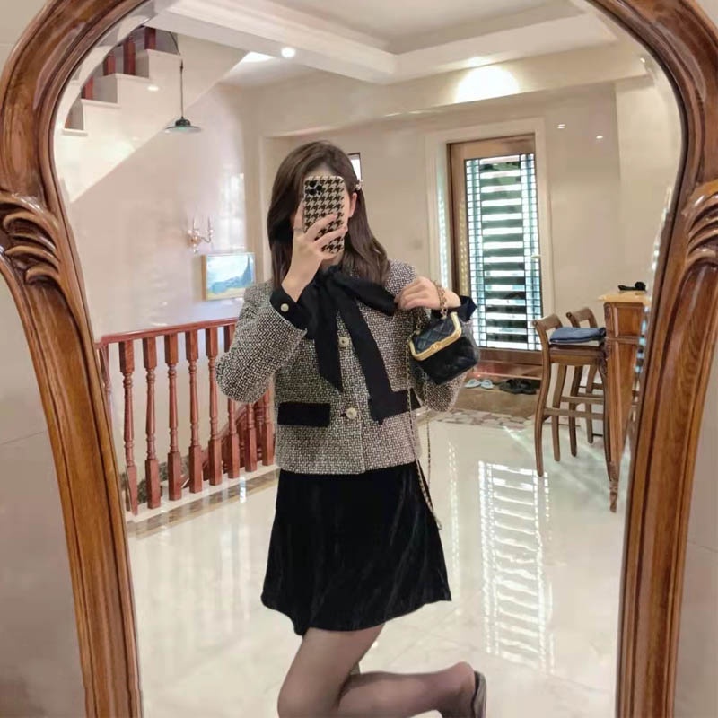 Áo Zara dạ nơ đen quý cô xinh đẹp AT67NTG73N10