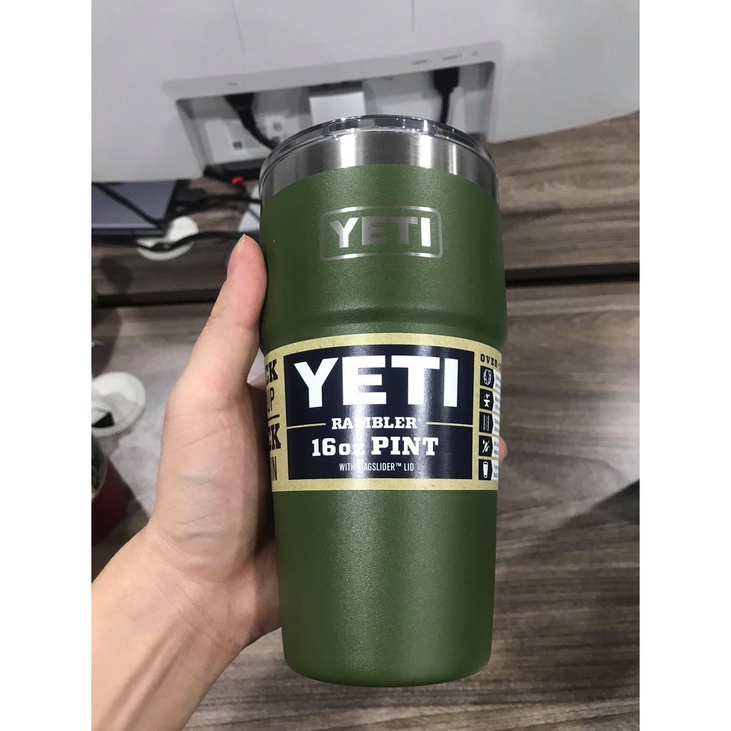Ly giữ nhiệt Yeti 16 Oz Stackable Pint kèm nắp MagSlider; Cốc giữ nhiệt Yeti chính hãng