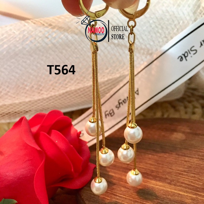 Bông tai Nữ T564 Mạ Vàng NaMoo Jewelry