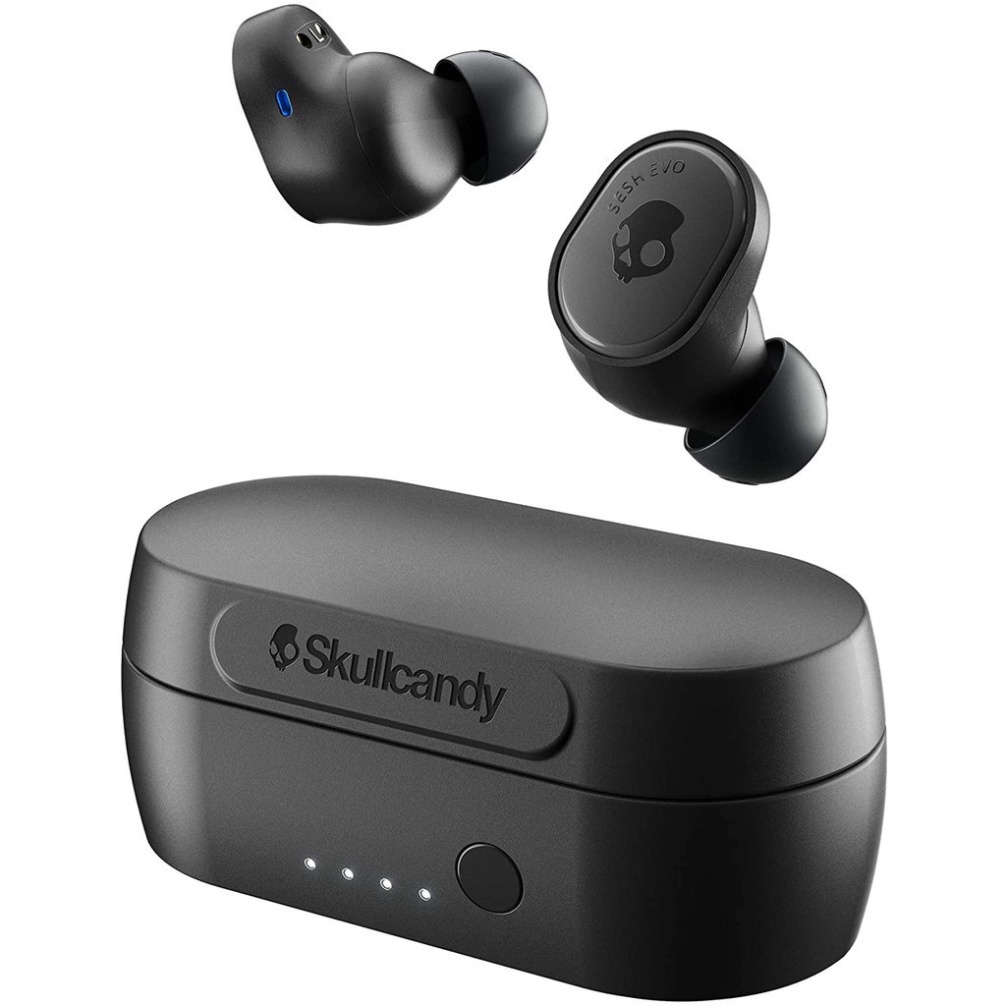 Tai nghe SKULLCANDY SESH EVO TRUEWIRELESS chính hãng, thiết kế đẹp mắt, 3 chế độ âm thanh, hỗ trợ sạc nhanh, pin 5 tiếng