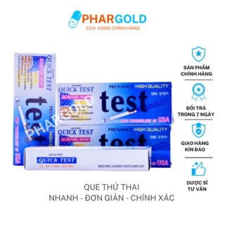 QUE THỬ THAI QUIKC TEST CHÍNH XÁC VÀ ĐƠN GIẢN