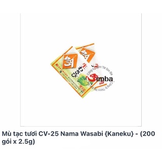Mù tạt gói mini , wasabi tươi