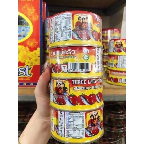 CÁ MỒI BA CÔ GÁI THÁI LAN  CHÍNH HÃNG