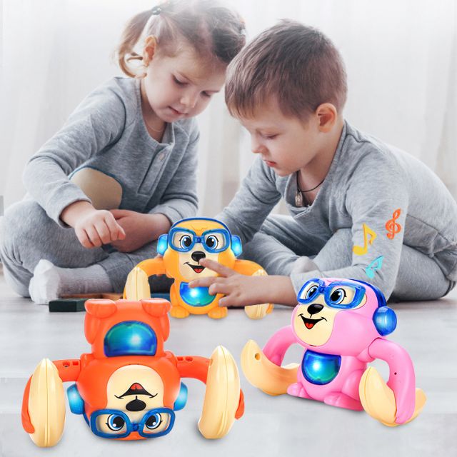 Khỉ cảm ứng lăn lộn vui nhộn hàng hộp cao cấp