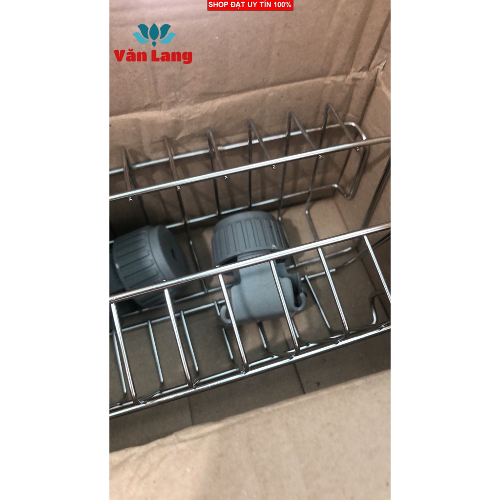Giá inox để đồ bồn rửa bát, giá inox gắn vòi rửa bát