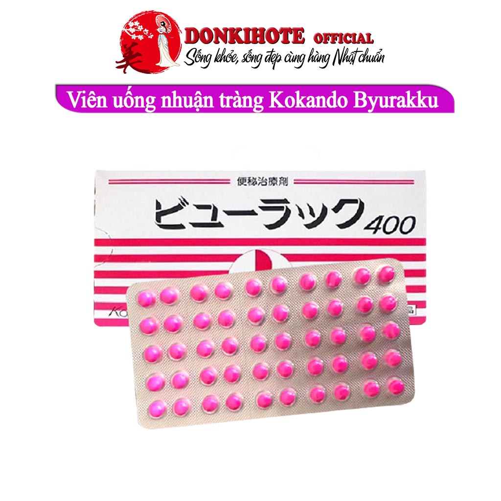 Detox Nhuận Tràng, Viên Uống Nhuận Tràng Nhật Kokando Byurakku 50 Viên