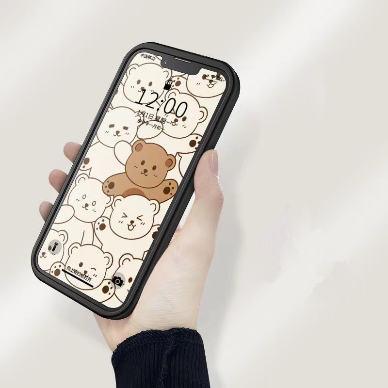 Ốp Điện Thoại TPU Mềm Hình Oval Phù Hợp Cho iPhone 13 13pro 13prm 11 7Plus 8Plus Xr XS 13 12 Pro Max