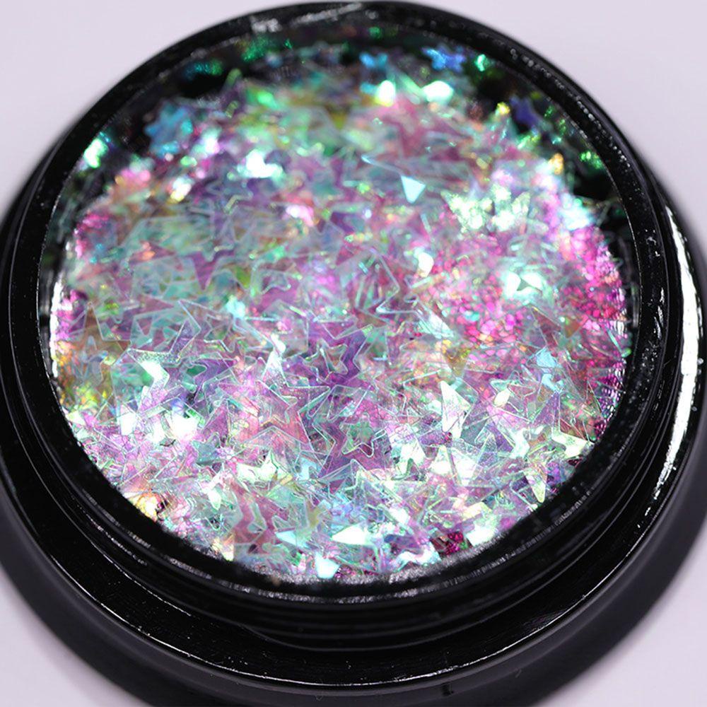 XIANTIN Hạt Kim Sa Hình Ngôi Sao Lấp Lánh Đính Móng Nghệ Thuật