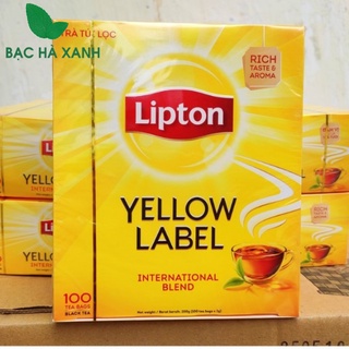 Trà lipton nhãn vàng 100 gói x 2g