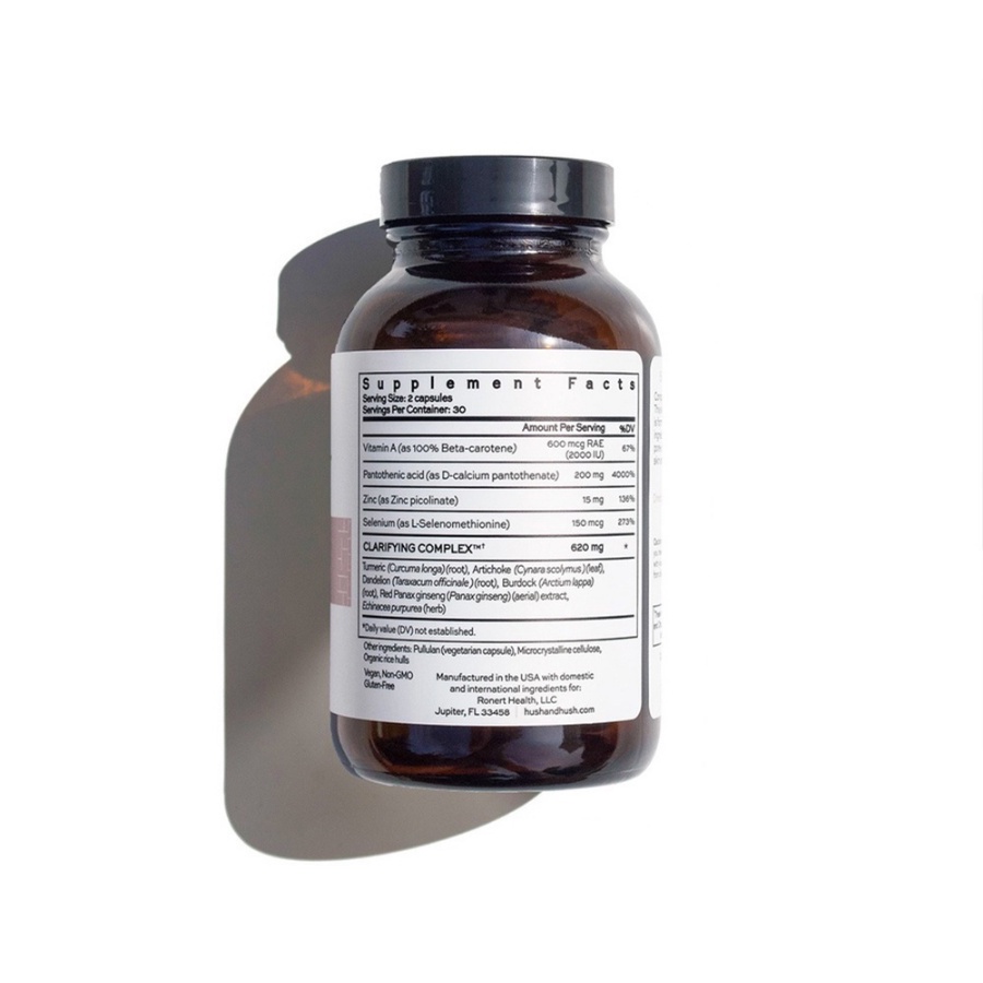 Viên uống ngăn ngừa mụn Image Skincare Hush & Hush Skincapsule Clear+ 60 viên - Hẻm Cosmetic