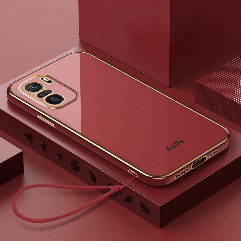 Ốp Điện Thoại Hình Vuông Mạ Màu Trơn Cho xiaomi 9T 9T PRO 10T PRO 10T POCO F3 k40 note7 7pro note8 8pro note8T