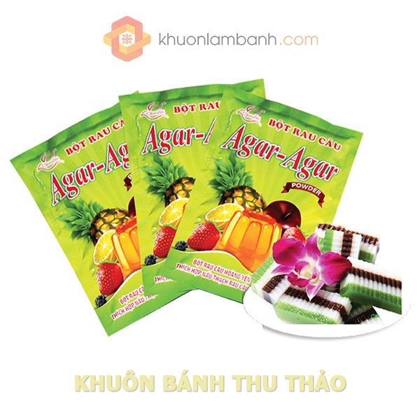 Bột rau câu giòn Agar-Agar Rovin gói 25g