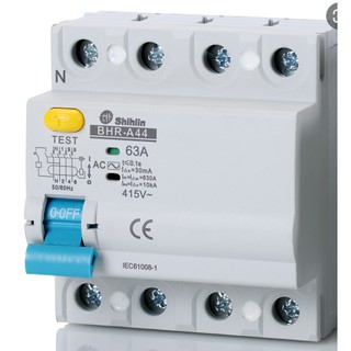Cb chống giật	shihlin bhr-a 4p 25a, 32a, 40a, 63a