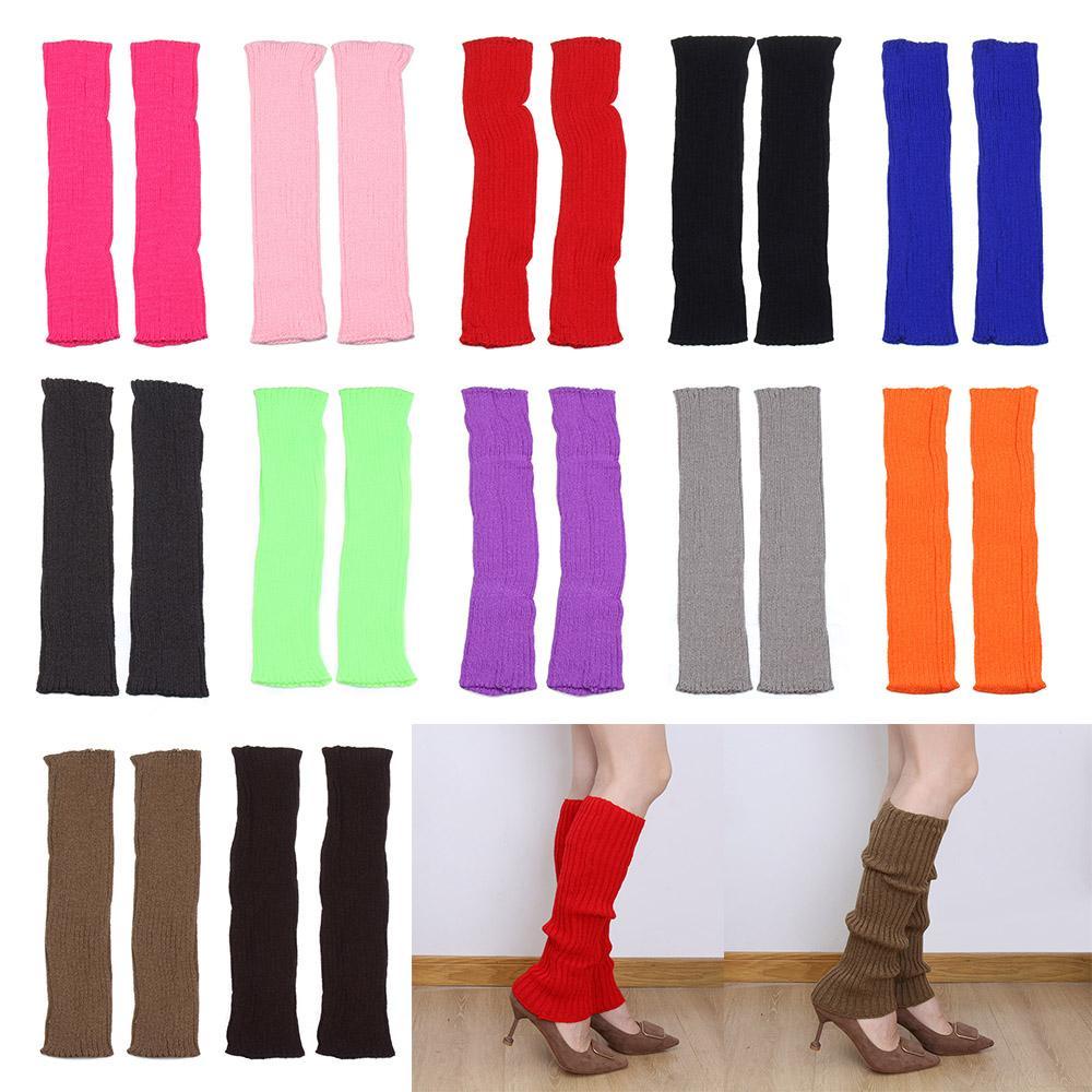 XIANTIN Vớ Dệt Kim Bảo Vệ Ống Chân Giữ Ấm Phong Cách Lolita Cho Nữ