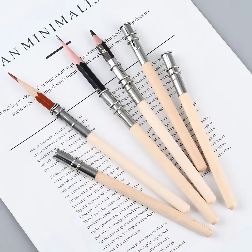 Dụng Cụ Kéo Dài Bút Chì Bằng Kim Loại Tiện Dụng Và Bền