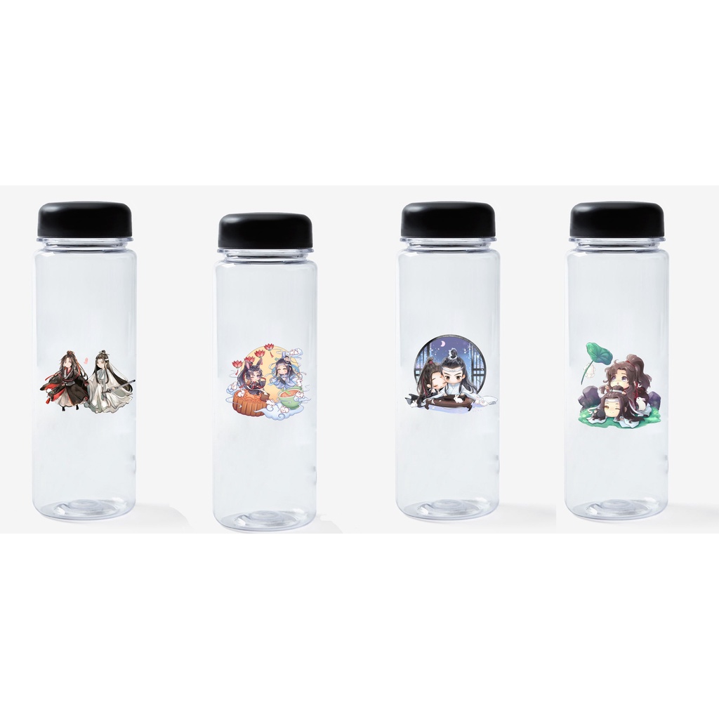 Bình nước trần tình lệnh nhựa in màu BNI41 tiêu chiến vương nhất bác MDZS 500ml