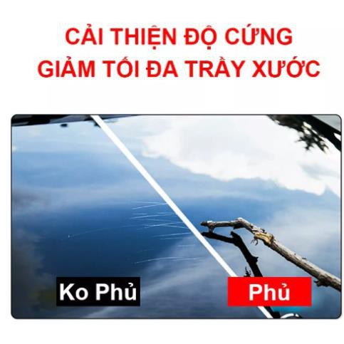 Bình Xịt Phủ Nano Ô tô - Dung Dịch Phủ Nano Kính Ô tô Chống Nước, chống xước + tặng ngay khăn lau thấm nước