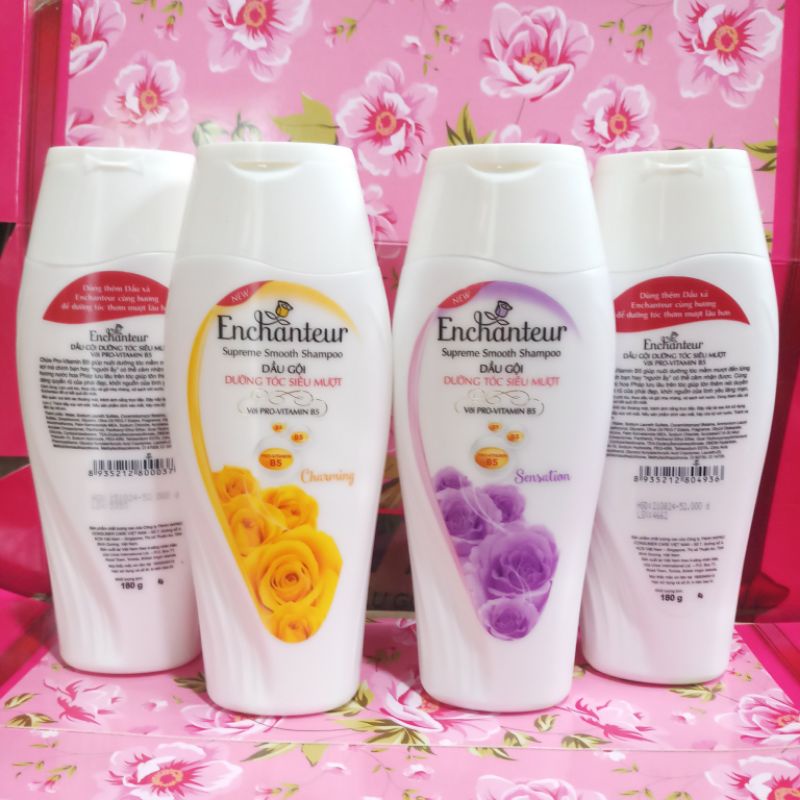 Dầu gội Enchanteur dưỡng tóc siêu mượt 180ml