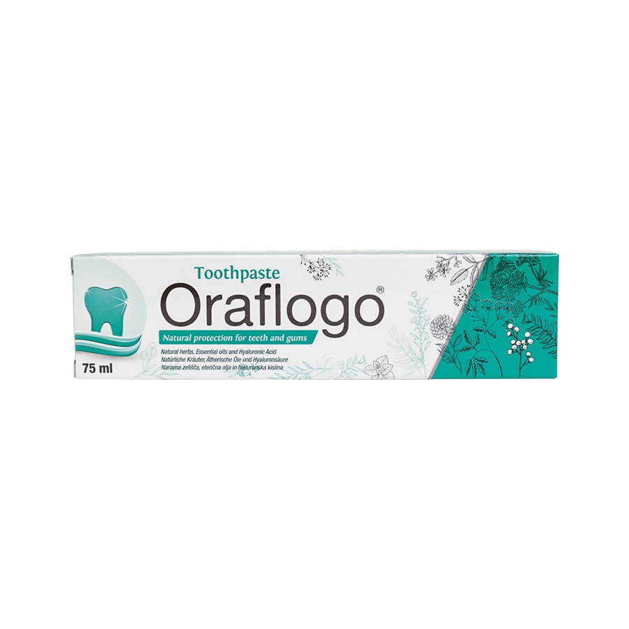 Kem đánh răng tự nhiên bảo vệ răng nướu cho người bị khô miệng ORAFLOGO Toothpaste 75ml