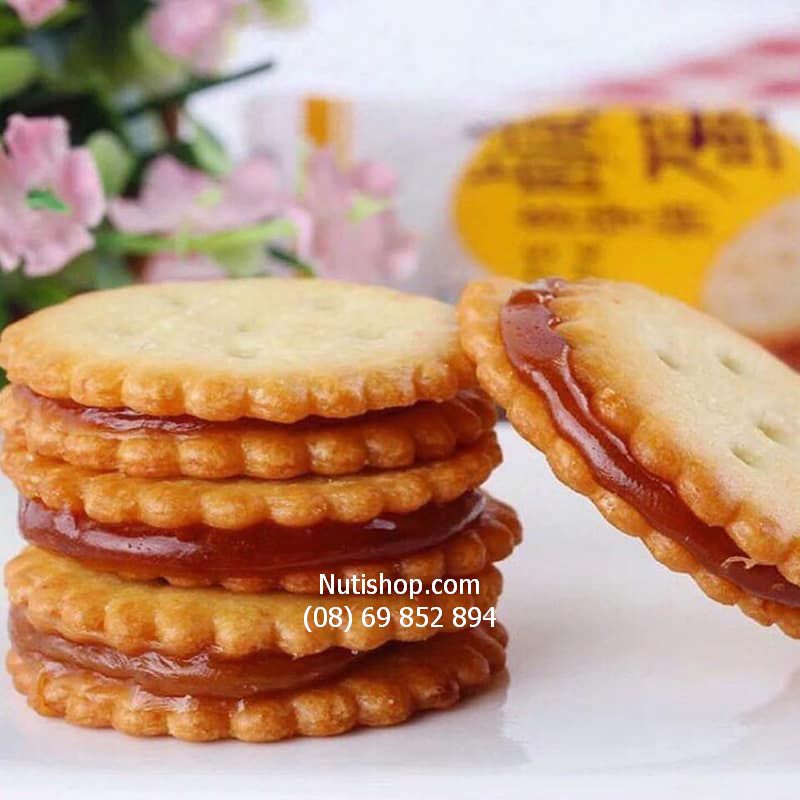 Bánh quy trứng muối dẻo đài loan - Gói 180gr