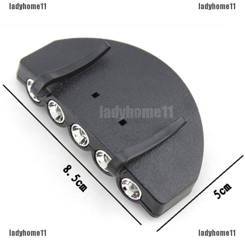 Đèn LED 5 Bóng Gắn Dưới Vành Mũ Lưỡi Trai Mua 3 Tặng 1