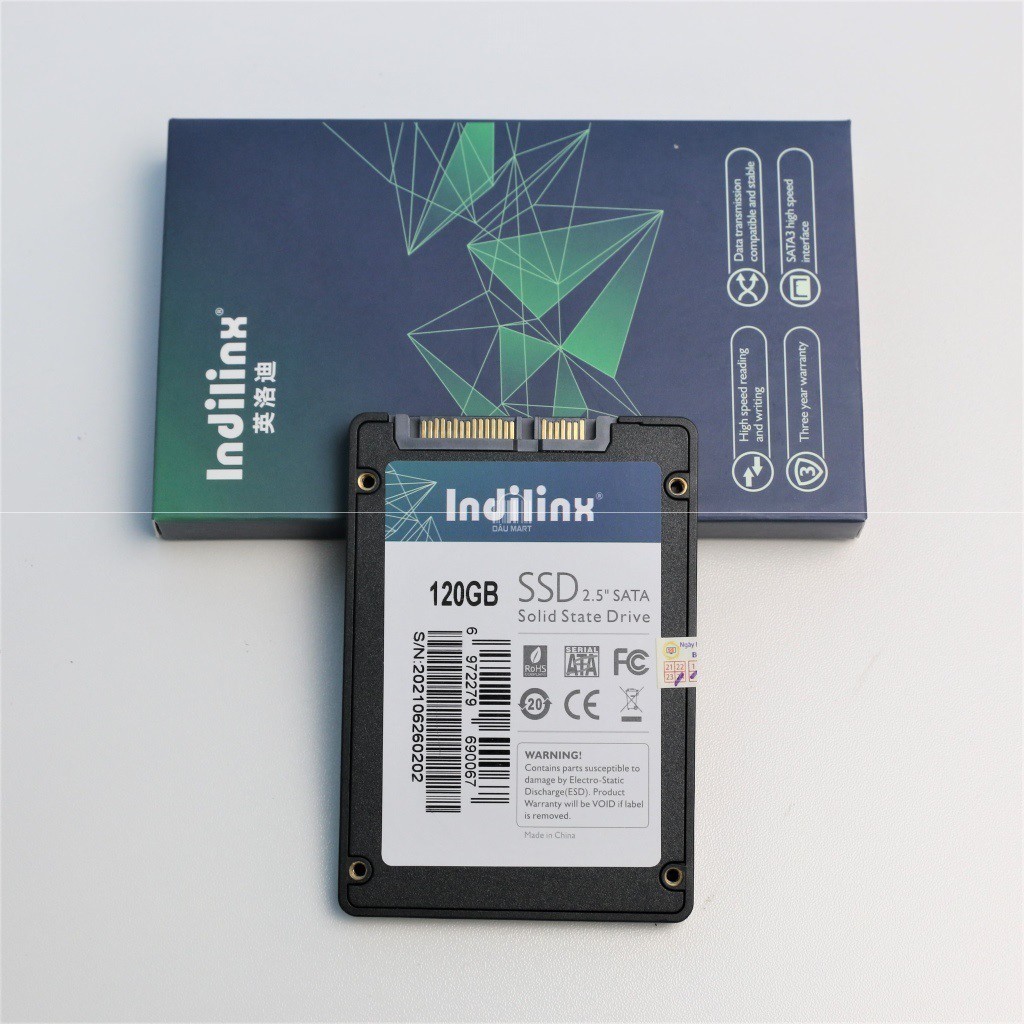Ổ cứng SSD 120GB Indilinx Cổng SATA 3 6Gbps | Chính hãng BH 36 Tháng