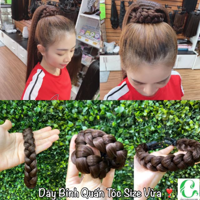 Tóc giả nữ ,💄 FREESHIP 💄 tóc giả dây bính quắn tóc size nhỏ