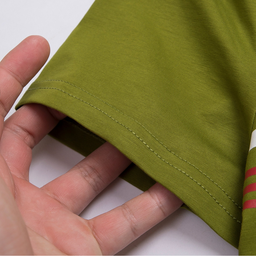 Áo thun nam DARNELL kẻ ngực cổ tròn chất cotton cao cấp mềm mịn thoáng mát trẻ trung DN09