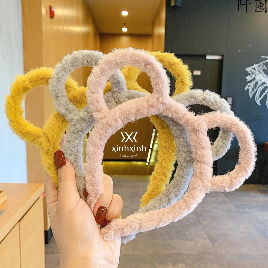 Xước lông tai thỏ, bờm lông tai gấu đáng yêu xinh xắn - Xinh Xinh Accessories