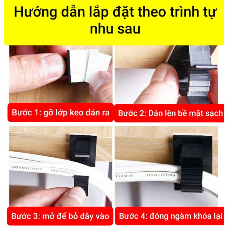 Kẹp dây điện phi 10 tiện dụng