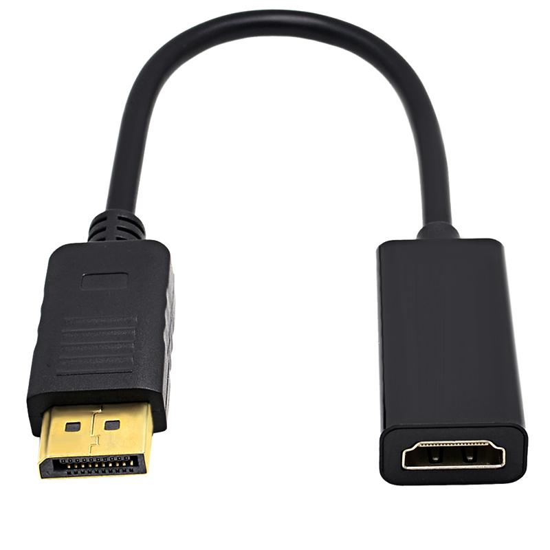 🌈NG Bộ chuyển đổi cáp DisplayPort DP Nam sang HDMI Bộ chuyển đổi cổng hiển thị cho máy tính xách tay