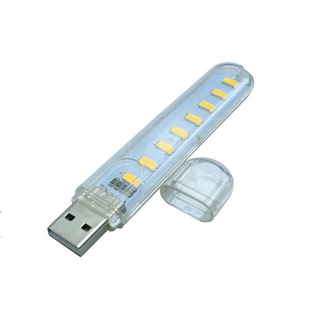 Đèn led cổng usb, Đèn usb siêu sáng, 24 bóng, 8 bóng NCDS77