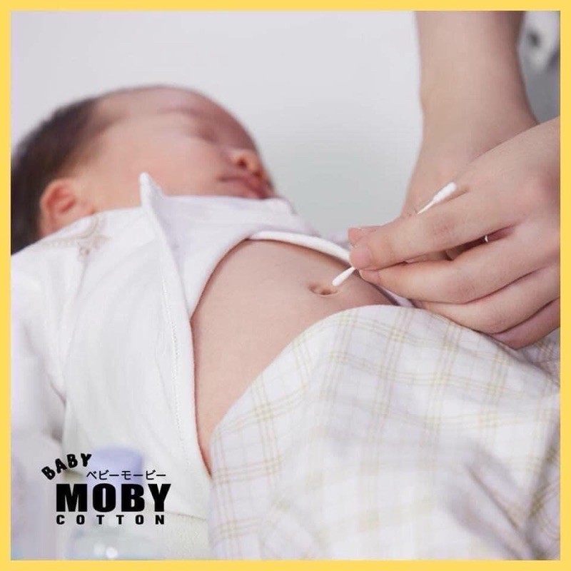 Tăm bông Moby Thái Lan cho bé (hộp 150 que)