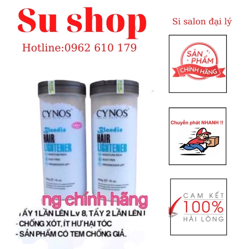 Bột Tẩy Tóc CYNOS không xót da dầu lên trắng nhanh