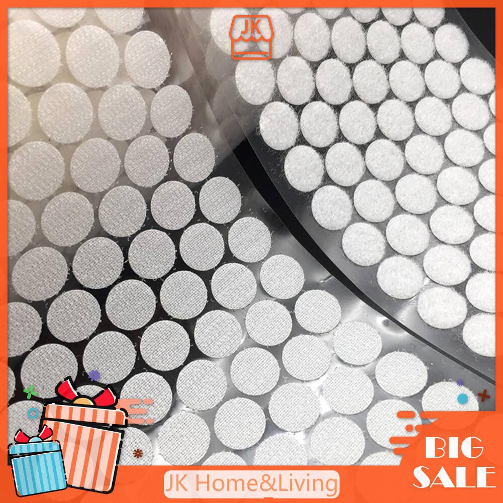 Set 100 Cặp Băng Keo Nylon Hai Mặt Tự Dính Tiện Dụng