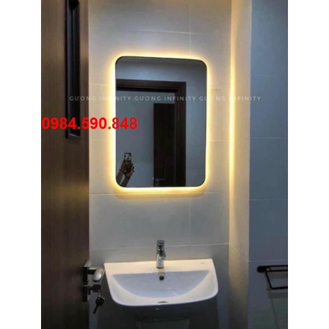 Gương phòng tắm Led cảm ứng cao cấp có sấy 40/60cm (Vietnamese House)