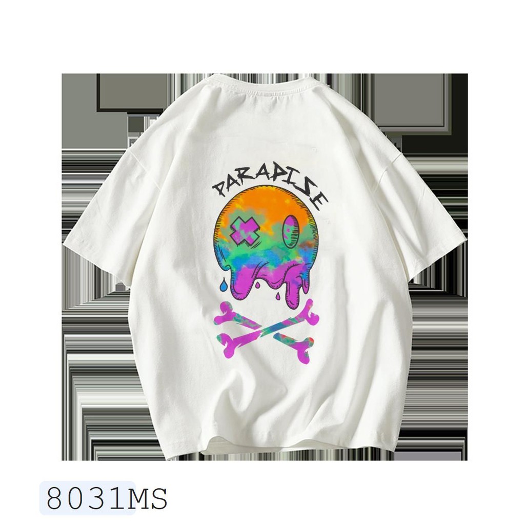 ÁO THUN UNISEX BAD RABIT PARAPISE TAY LỠ NAM VÀ NỮ IN HÌNH SIÊU HOT