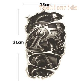 Men's 3D Arm Tattoo Temporary Tattoos Sticker Fake Tatoo Body Art Waterproof UP