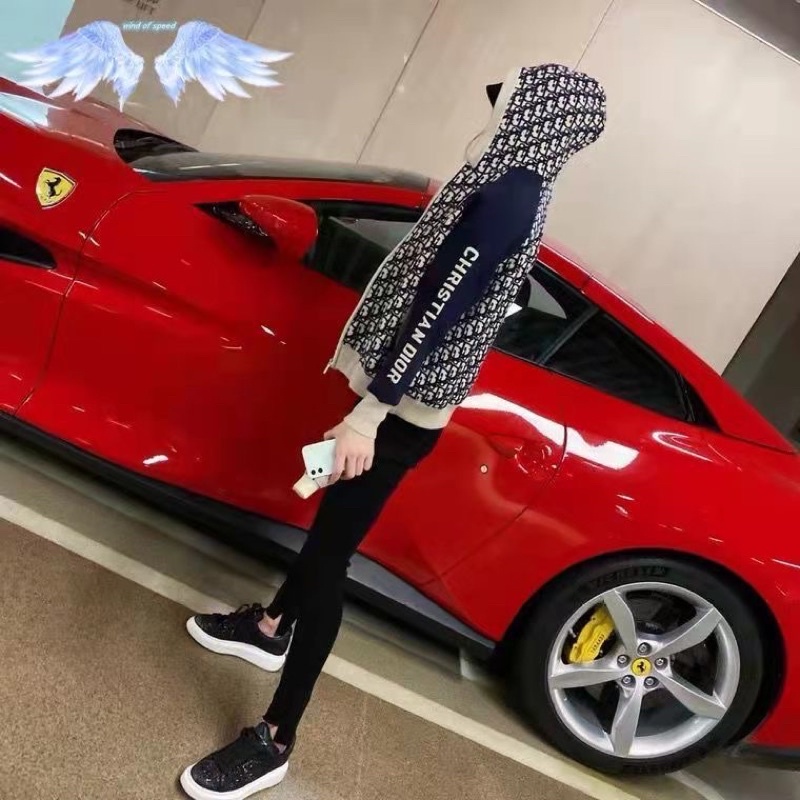 Áo Khoác Len Mũ Dio