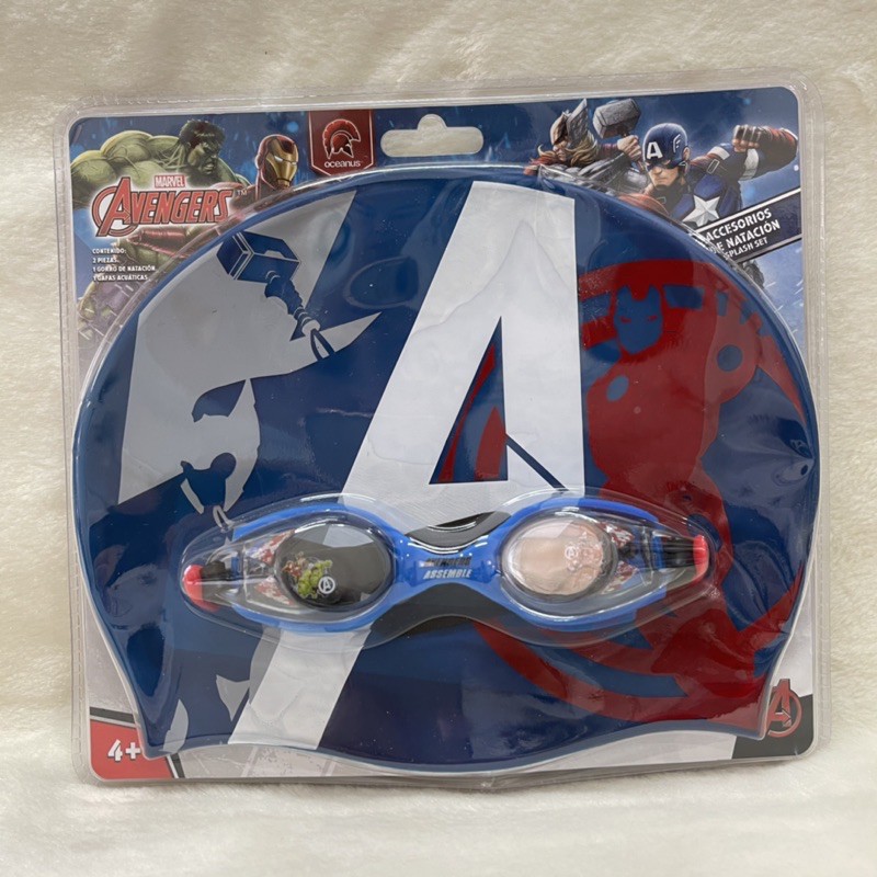 Set kính bơi kèm mũ bé trai/ bé gái Disney xuất dư