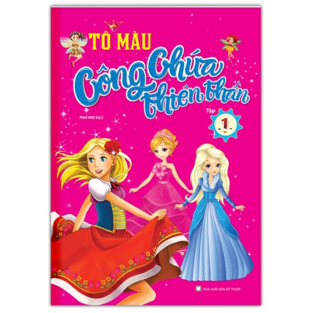 Sách - Tô Màu Công Chúa Thiên Thần (Tập 1)