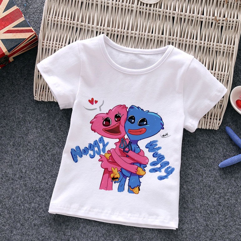Áo thun cho bé huggy playtime 02 , 3 màu, có size người lớn, Anam Store