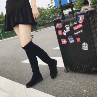 Bốt đùi da lộn 7cm và 3cm