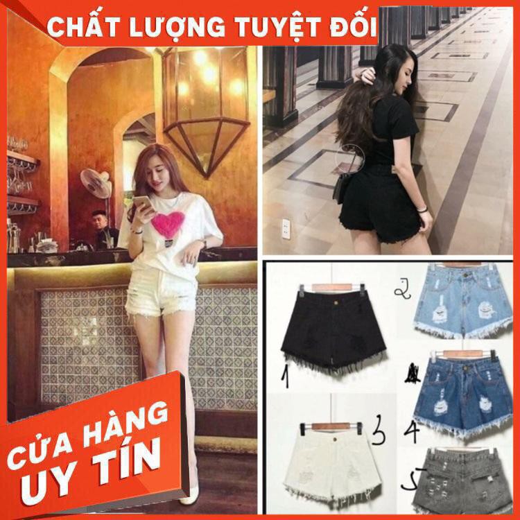 quần short jean te tua -jt-ghn - Hàng nhập khẩu