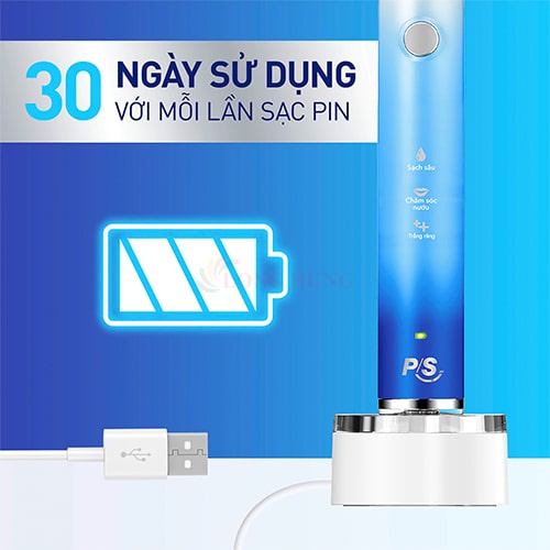 Bàn chải điện P/S S100 PRO - Hàng chính hãng