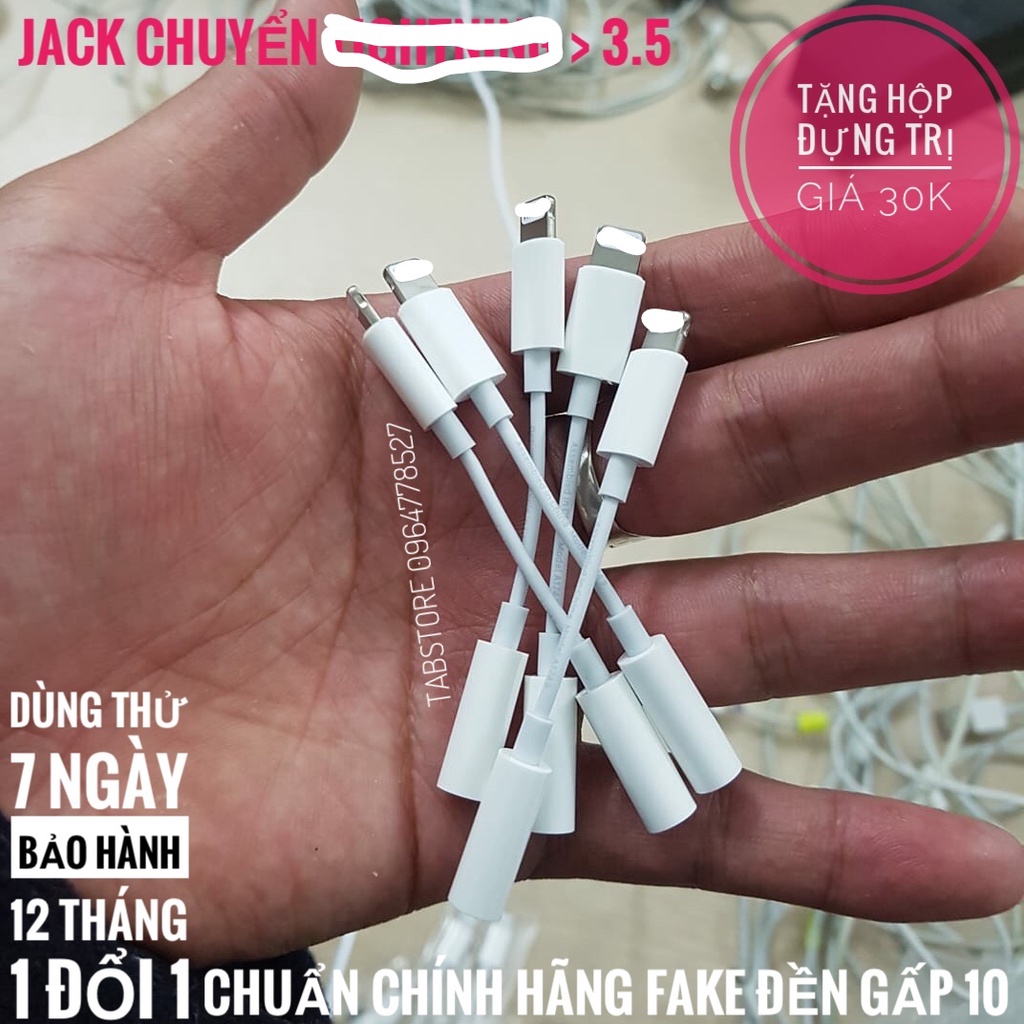 Jack Chuyển Tai Nghe LN Sang Jack 3.5 Chính Hãng - Bảo Hành 12T