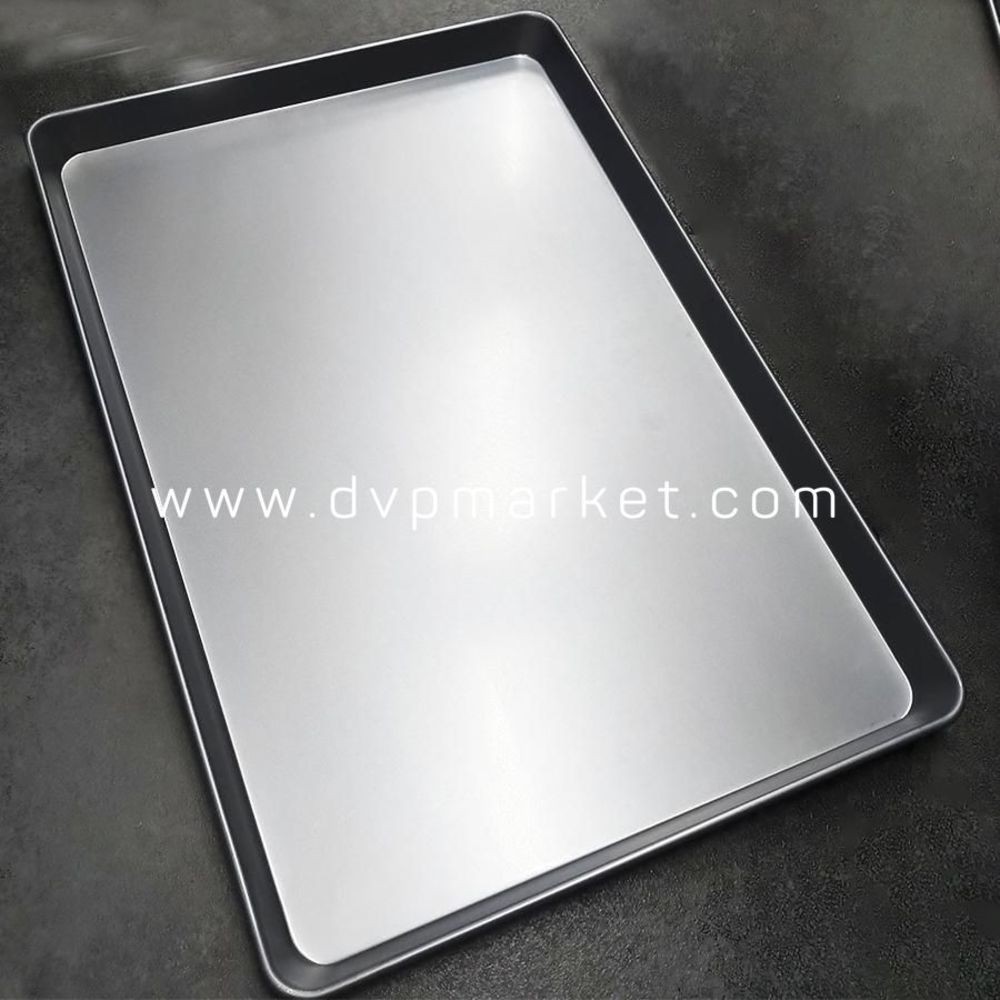 Khay nướng thép carbon Sanneng cao cấp | 600x400x30mm