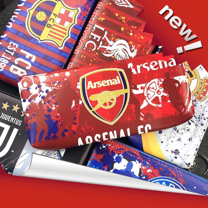Hộp Bóp Đựng Bút Viết Các Câu Lạc Bộ Bóng Đá Paris, Juventus, Barcelona..