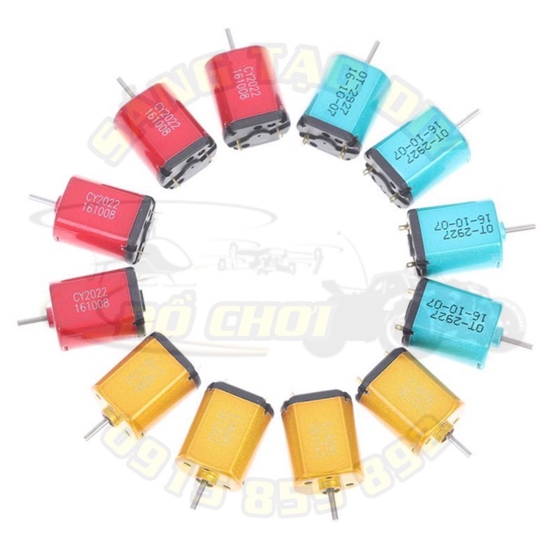 Động cơ mini tốc độ cực cao. DIY chế tạo ô tô đồ chơi RC DC 1.5V - 3.7V